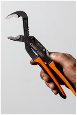 Bahco 8225CIP BH8225CIP Ergo Slip Joint Pliers, Black/Orange/Silver, 315 mm