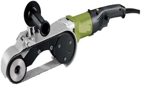 Belt Sander, Handheld Electric Hand Held Tube Metal Sand Belt Grinding Polisher(220)
