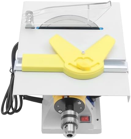 Mini Lapidary Saw, 110V 350W Gem Jewelry Polishing Grinding Machine 800-10000r/min DIY Jewelry Polishing Bench Buffer Grinding Machine for Cutting Rocks (350W)