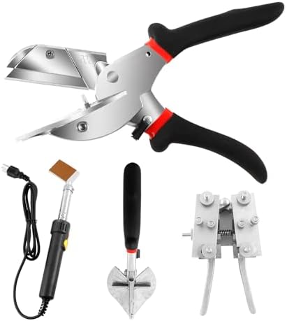 PU Round Belt Welding Machine, 150W PU Belt Welder+Scissor+Soldering Iron, Clamp Polyurethane Belt Welder, Round Belt Welder for Triangular Belts, Pentagonal Belts, Pu Round Belts