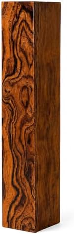 IECAP LLC Desert Ironwood Blanks Pack of 1 — Exotic Hardwood Lumber Block for Woodworking, Wood Carving & DIY Crafts — Natural Iron Wood for Knife Handles, Tool Grips & Pen Turning (12 x 2 x 2 in)