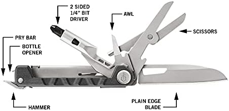 Gerber Armbar Drive EDC Pocket Knife Multitool with Bottle Opener, Onyx