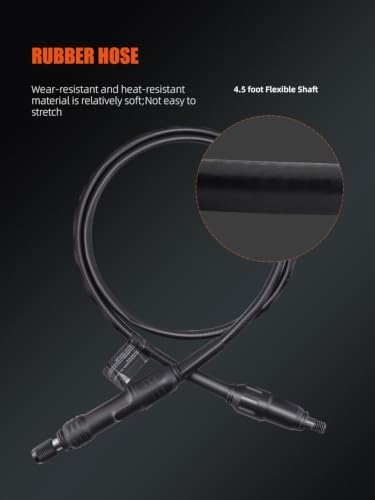 SPTA Mini Polishing Ball, Flexible Shaft Set with 18Pcs Conical and Cylindrical Drums Used On Mini Car Polisher for Car Wheel Detailing, Tight Areas and Small Spaces Polishing Buffing -PT101