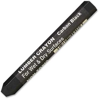3 Pack Dixon 49400 Industrial Lumber Crayon - Carbon Black - 12 per Package