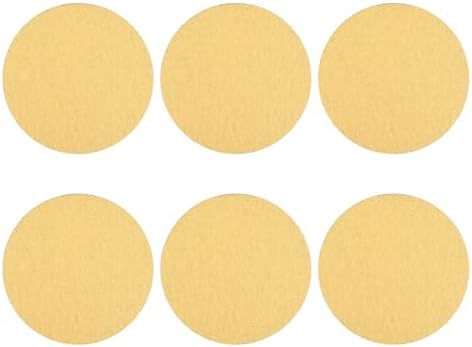 HARFINGTON 30 Pcs 6 Inch Sanding Discs 40 Grit Yellow Aluminum Oxide