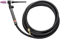 Lincoln Electric PTA-17V TIG Torch - for Air-Cooled TIG Welding - Valve Torch Head - 12.5 FT, 1 Piece Cable - K1782-6 