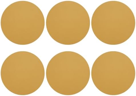 HARFINGTON 10 Pcs 8 Inch Sanding Discs 320 Grit Yellow Aluminum Oxide