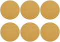 HARFINGTON 10 Pcs 8 Inch Sanding Discs 320 Grit Yellow Aluminum Oxide