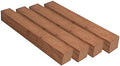 4 Pieces Sapele 2" x 2" x 18" Kiln-Dried Hardwood Turning Blanks for Woodworking & DIY by Exotic Wood Zone