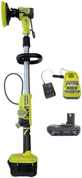RYOBI ONEAND 18V Cordless SOAP Dispensing Scrubber KIT with 2.0 AH Battery and Charger PC