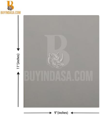 Indasa 50 PCS 9x11 Sandpaper - Dry Sanding Sheets, 240 Grit, Rhynalox Plusline Professional-Grade Abrasive for Wood, Metal, Automotive, and Paint Finishing - Durable, Clog-Resistant Sand Paper
