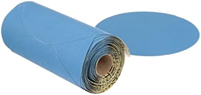 3M Stikit Blue Abrasive Disc Roll, 321U, 36211, 6 in, 400+ Grade, No Hole