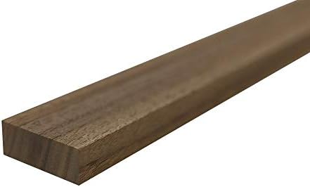 Pack of 4, Black Walnut Lumber Boards - 3/4" x 2", Best Hardwood Lumber for Cutting Boards (3/4" x 2" x 36")