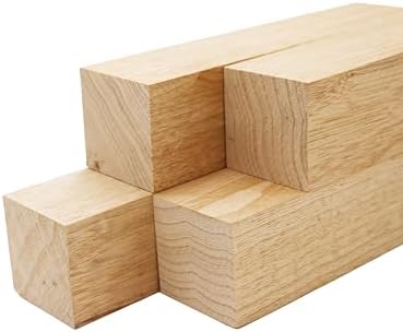 White Limba Lumber Square Turning Blanks - 2" x 2" (4pcs) (2" x 2" x 36")