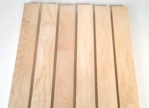 3/4” x 2” x 16” Combo of 6 Walnut 6 Cherry and 6 Hard Maple - 18 Boards