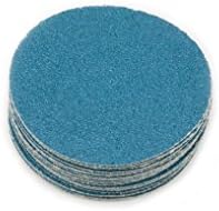 Karebac 5VDZ36 Hook & Loop 36 Grit Heavyweight Zirconia Paper Discs (Pack of 50), 5"