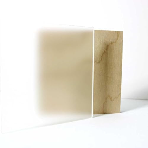 Frosted Clear Acrylic Sheet (3mm, 12" x 20")