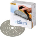 Mirka Iridium 6 Inch 320 Grit Premium Ceramic Blend Sanding Discs, 50 Pack