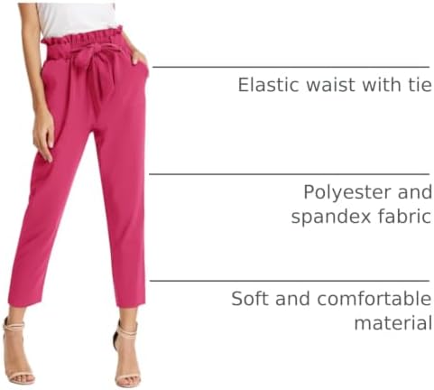 GRACE KARIN Women Work Pants, High Waist Dressy Trousers Business Casual
