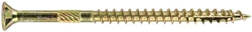 Jake Sales #10 X 3 Gold Star Wood Screw Torx/Star Drive Flat Head - Multipurpose Torx/Star Drive Wood Screws - CASE Qty 42 Boxes 2,646 Screws