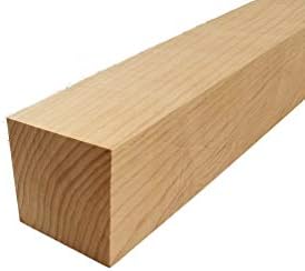 Barrington Hardwoods Hard Maple Lumber Turning Blank Square - 2.5" x 2.5" x 36" (1 Pc)