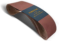POWERTEC 3PK 6 x 48 Inch Sanding Belts, 120 Grit Aluminum Oxide 6x48 Belt Sander Sanding Belt for Bench Belt Sander, Woodworking & Paint Sanding, Metal Polishing (110213)