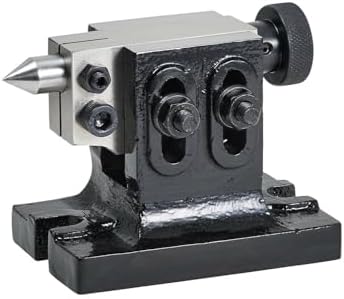 Cast Iron Tailstock for HV4, HV5 & HV6 Rotary Tables – Heavy-Duty Tailstock for Milling & Engineering Machines | Adjustable Centre Height 80–105mm | Robust Precision Alignment Tool