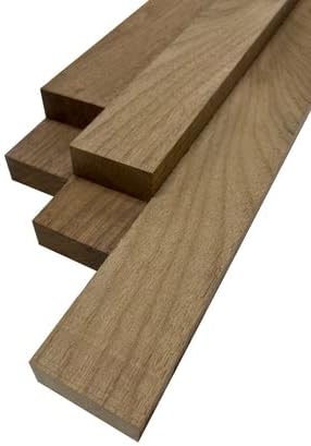 Exotic Wood Zone Pack of 5, Cutting Board Blocks Black Walnut | Best 3/4" x 2" x 24" Lumber Boards