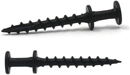 PHS Black Bear Claw Hanger Screws, Holds 30 lb, 30 Pack for Drywall