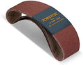 POWERTEC 3PK 4x36 Sanding Belts, 120 Grit Aluminum Oxide, 4 x 36 Inch Sanding Belts for Benchtop Belt and Disc Sander, Belt Sandpaper for Woodworking, Metalworking, Paint, Rust Removal (110113)