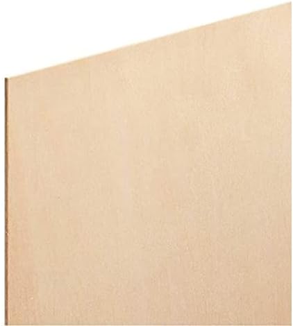 3MM 1/8" x 12" x 24" Baltic Birch Plywood – B/BB Grade (6pk) Perfect for Arts and Crafts, School Projects and DIY Projects, Drawing, Painting, Wood Engraving, Wood Burning and Laser Projects