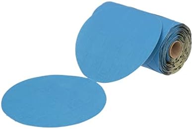 3M Stikit Blue Abrasive Disc Roll, 321U, 36206, 6 in, 180+ Grade, No Hole