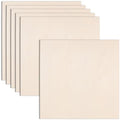 AWIZOM 6 Pack Basswood Sheets for Crafts-24 x 24 x 1/8 Inch- 3mm Thick Plywood Sheets with Smooth Surfaces Unfinished Wood Boards for Laser Cutting, Wood Burning, Architectural Models, Staining