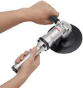 7-inch Pneumatic Air Angle Sander Handy Air Grinder Adjustable Speed 4500RPM Lightweight Portable Polishing Machine Tools for Auto Repair Shop Home Surface Treatment Floors Cars Ships Motorcycles