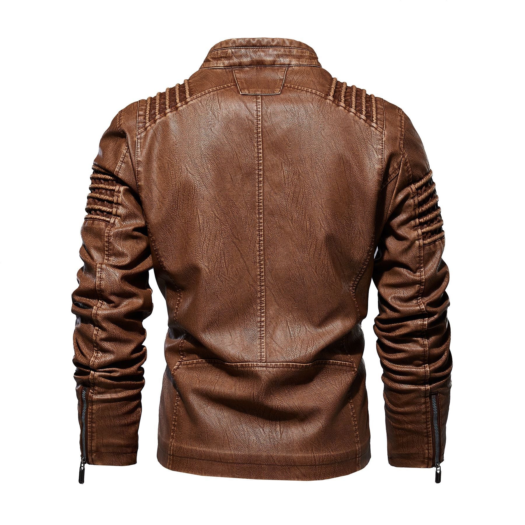 European and American fashion plus size leather