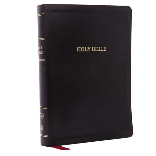 KJV, Deluxe Reference Bible, Super Giant Print, Imitation Leather, Black, Red Letter Edition - Imitation Leather