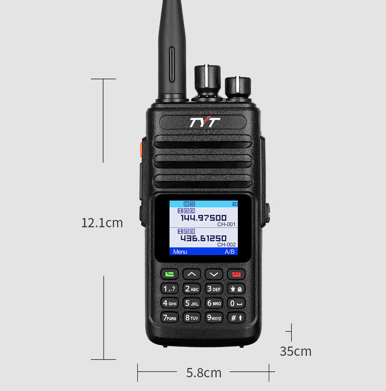 Interphone Outdoor Portable Power Self-driving Tour Dual-band Walkie-talkie Commercial
