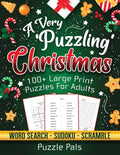 A Very Puzzling Christmas: 100+ Large Print Puzzles For Adults - Paperback