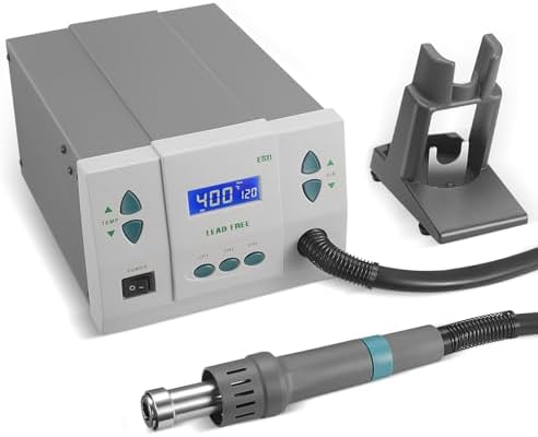 861DW Hot Air Rework Station 1000W Brushless Blower SMD Soldering Station