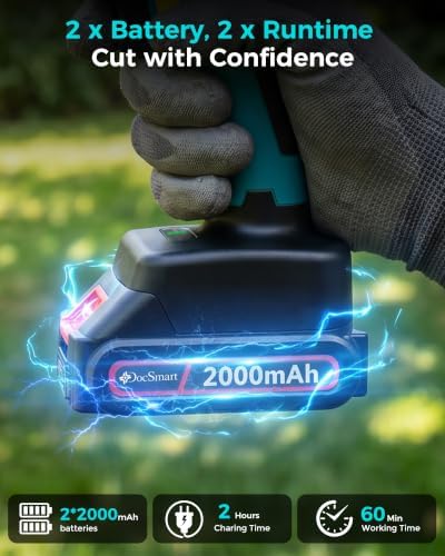 8 inch Electric Mini Chainsaw for Wood Cutting, 1000W Brushless Motor