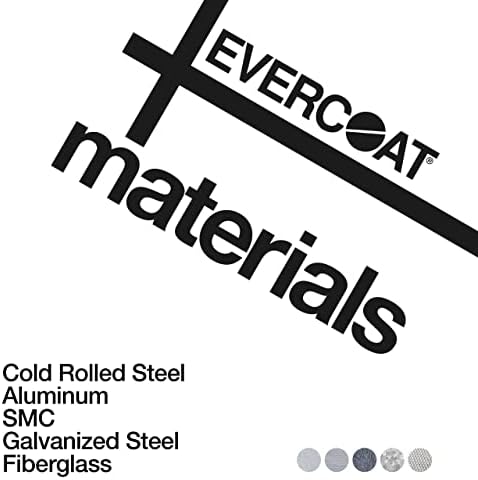 Evercoat Chrome-A-Lite Body Filler for Aluminum, Fiberglass, Galvanized Steel, and More - 0.8 US Gallon, 3L