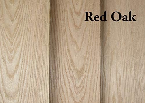 1 Red Oak Wood Board @ 1/8 inch thick x 5-6 Inches Wide (in that range) x 12 Inches Long. Kiln Dry Lumber
