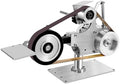 1" x 30" Belt Sander Bench Grinder, 550W Desktop Belt Knife Sharpener Belt Sander Vertical Horizontal Belt Polisher Sharpener Grinder with Brushless Motor Rotating Sanding Angle for Knife Making