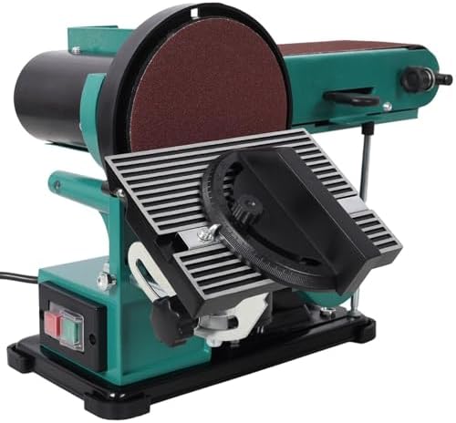 Belt Sander 4 X 36 Sander Disc Polisher Sanders 6 Disc Swaps Beveling Table Top Combination Sanding System High Performance Motor Suitable F