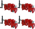 ATPEAM 4 Pack 1/2'' Pipe Clamps for Woodworking Pipe Clamp Fixture