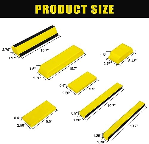 Werhoo 7Pcs Hand Sanding Block Set