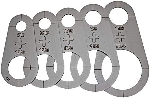 Plasma Stencil - Circle PRO Upgrade - Cutter Guide 5 pc. Kit - .580"