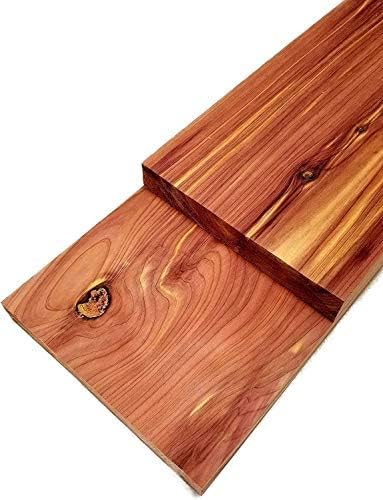 Eastern Red Cedar Lumber - 3/4" x 6" (2pcs) (3/4" x 6" x 48")