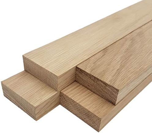 Barrington Hardwoods White Oak Lumber Board - 3/4" x 2" (4 Pieces) (3/4" x 2" x 18")