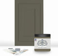ALL-IN-ONE Paint by Heirloom Traditions, Moss (Earthy Olive Green), 8oz Sample - Durable cabinet and furniture paint. Built in primer and top coat, no sanding needed. Includes our 30 featured color